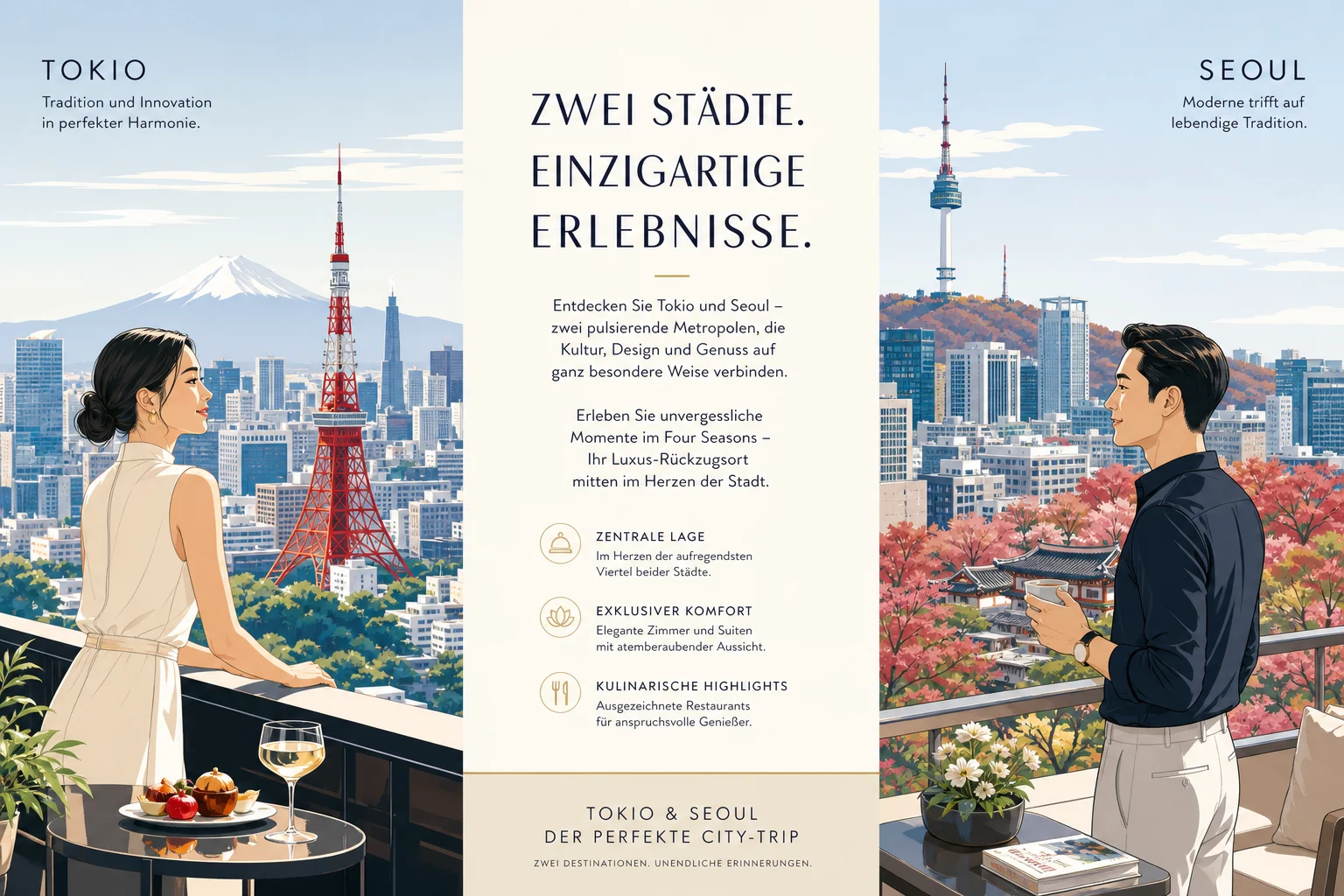 Four Seasons koppelt Tokio und Seoul in einem Paket