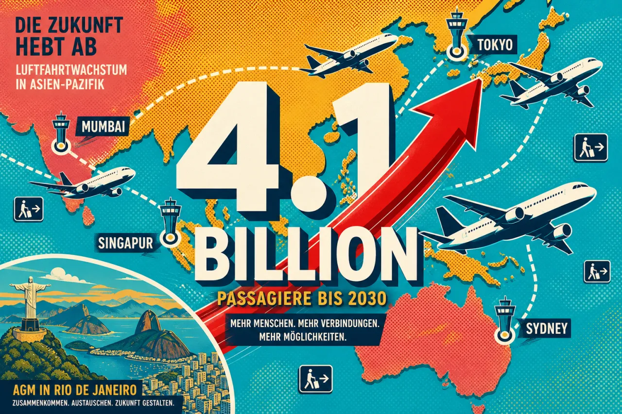 IATA AGM 2026: Asiens Luftverkehr wächst weiter