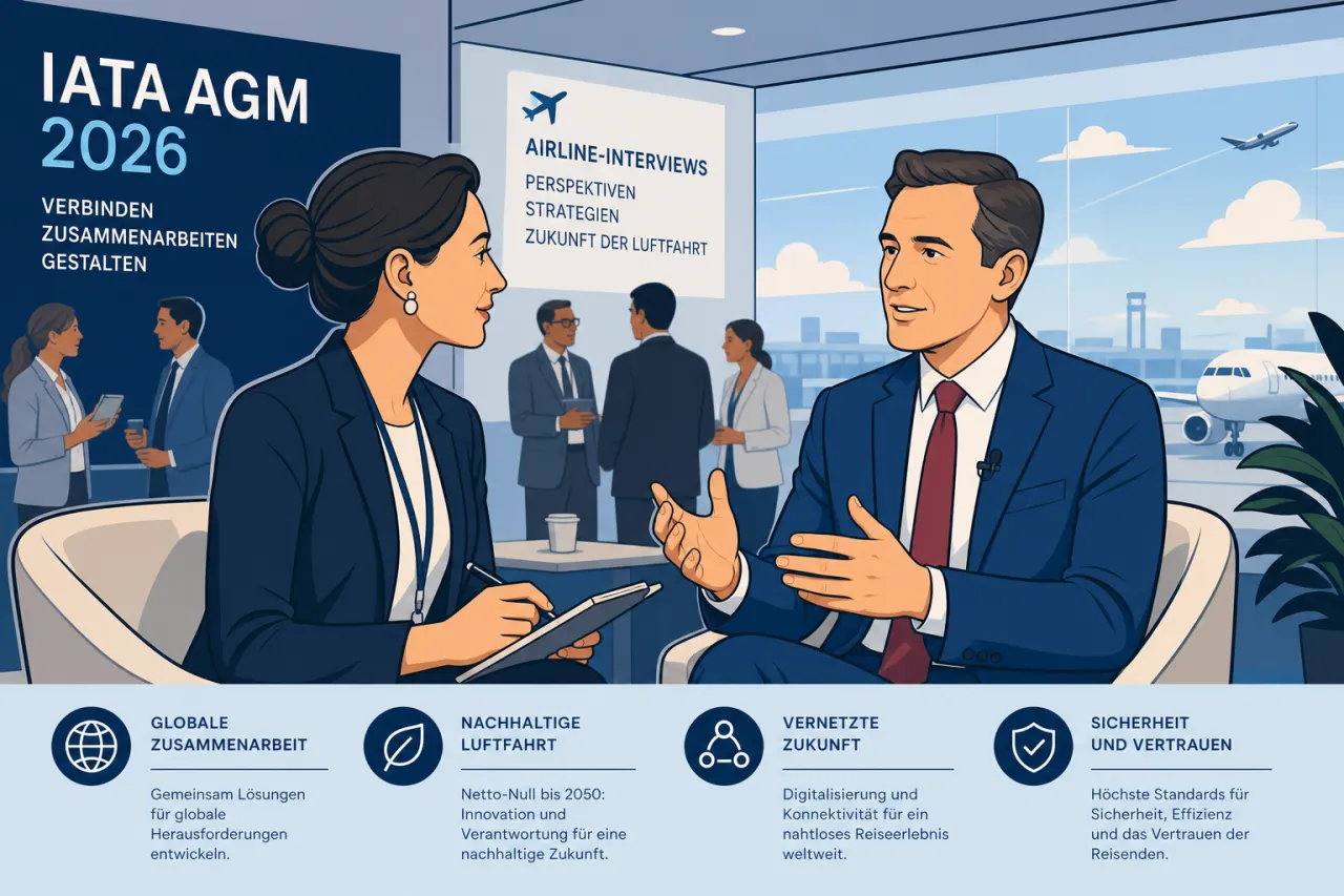 IATA AGM 2026: Die wichtigsten Video-Interviews