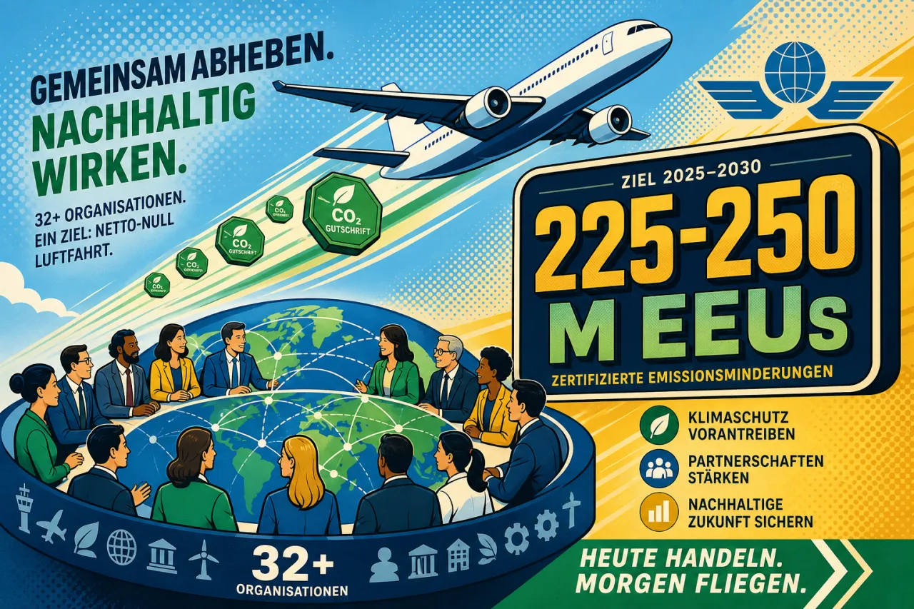 IATA startet Allianz für CORSIA-EEUs