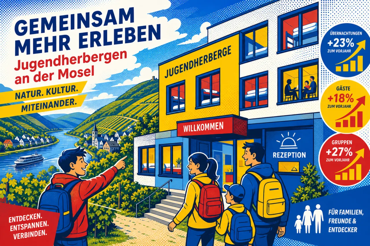 Jugendherbergen in Rheinland-Pfalz: Rekordkurs erklärt