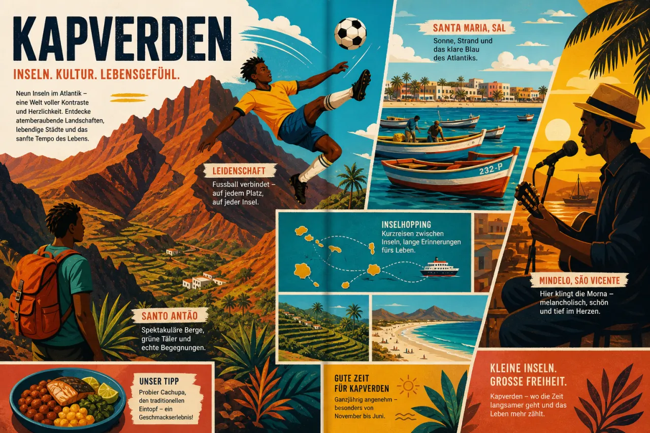 Kapverden: Warum Fußball den Inseln mehr Gäste bringt