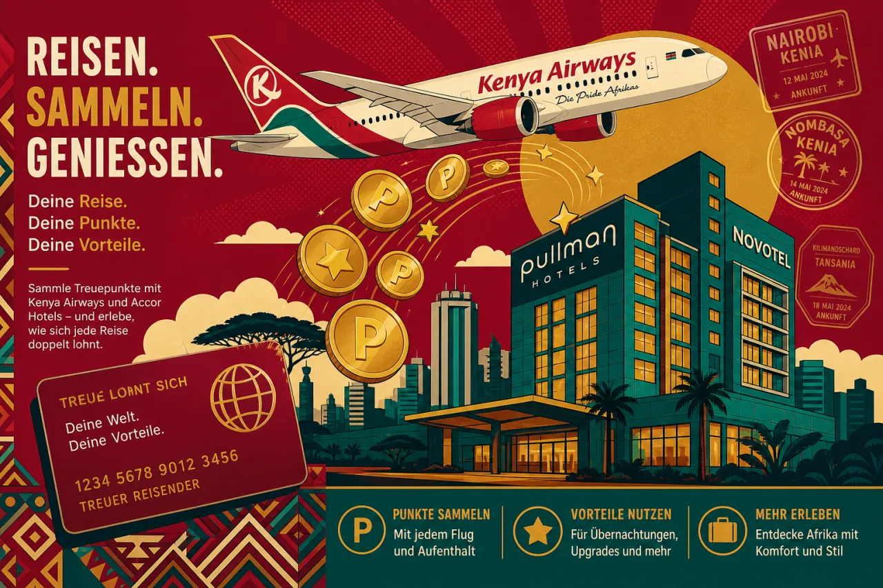 Kenya Airways und ALL Accor: neue Prämien für Reisende