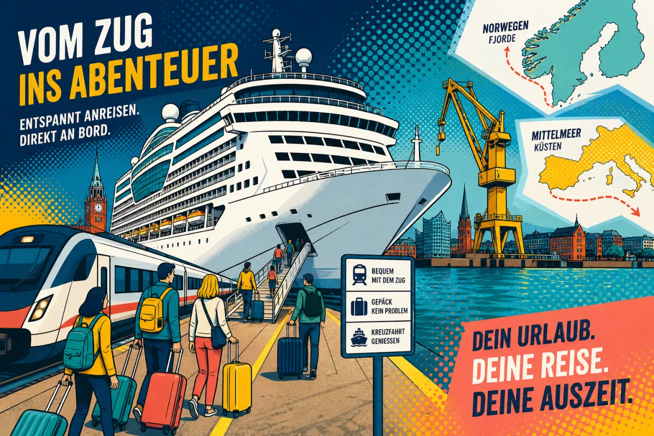 Kreuzfahrt ab Deutschland: So startest du entspannter in den Urlaub