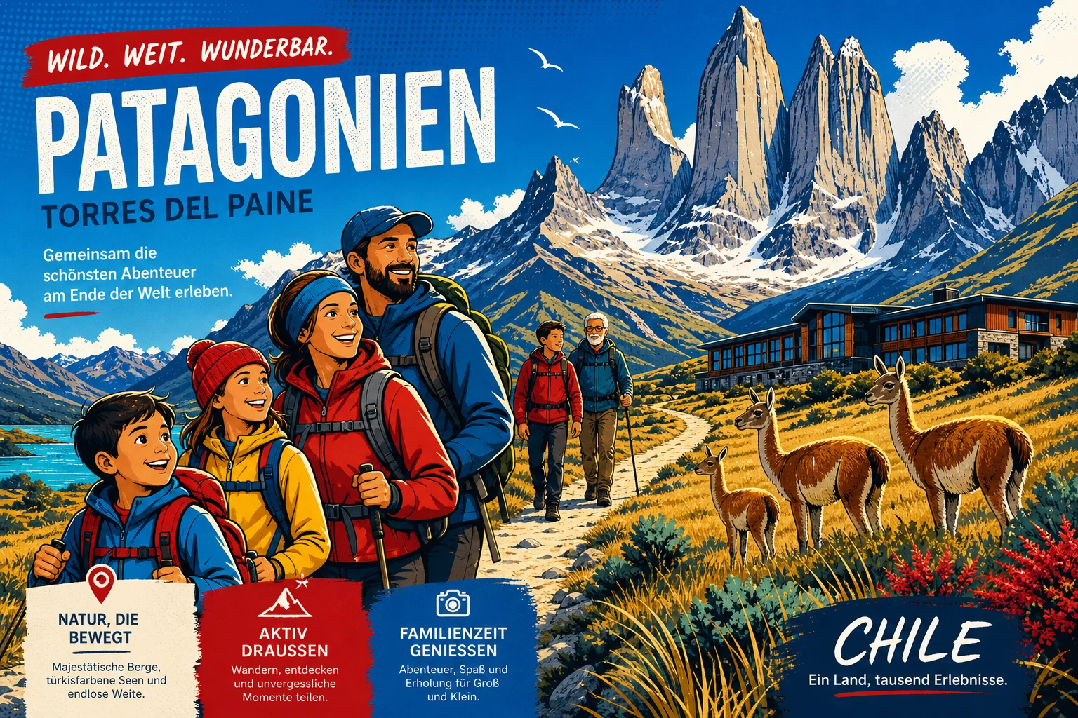Las Torres Patagonia: Familienabenteuer im Torres-del-Paine-Nationalpark