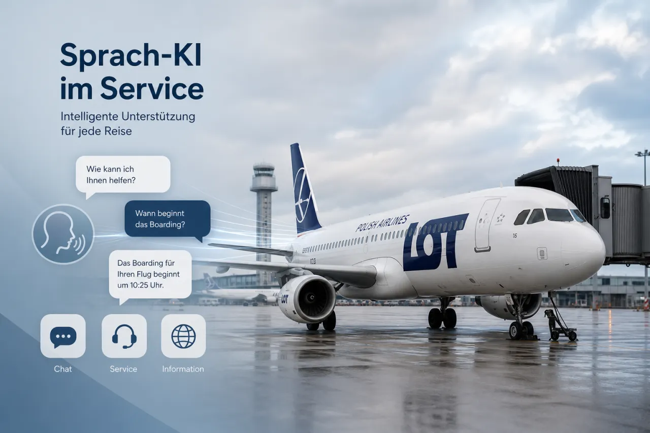 LOT testet ElevenLabs: Was die Partnerschaft für Service und Buchung bedeutet
