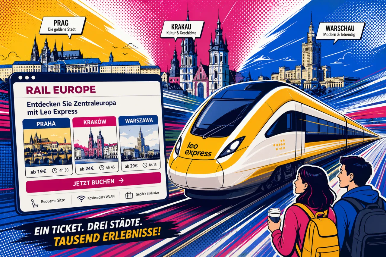 Rail Europe nimmt Leo Express ins Netz auf
