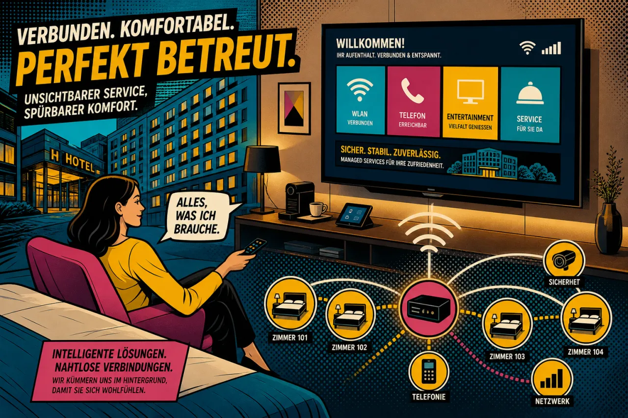 SONIFI auf der HITEC: Gast-Technik für Hotels neu gedacht