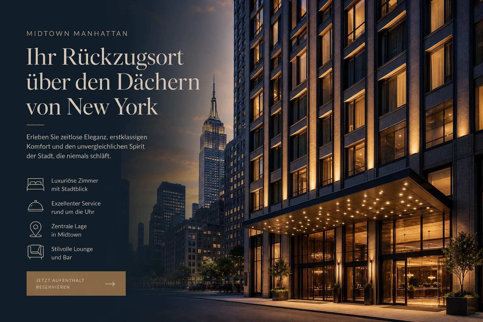 The London öffnet neu in Midtown Manhattan