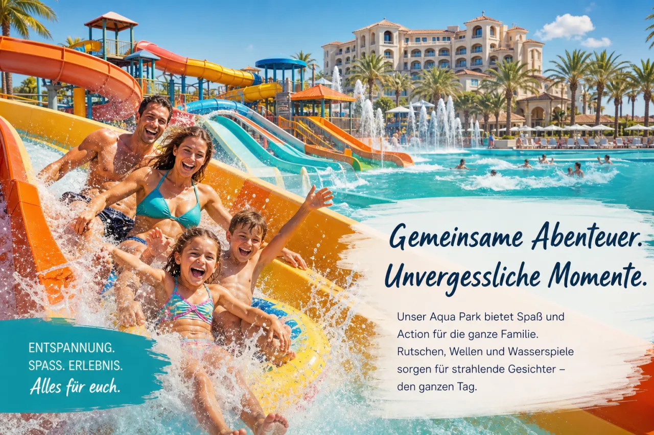 TUI Splashworld: Familienurlaub im Wasserpark-Hotel