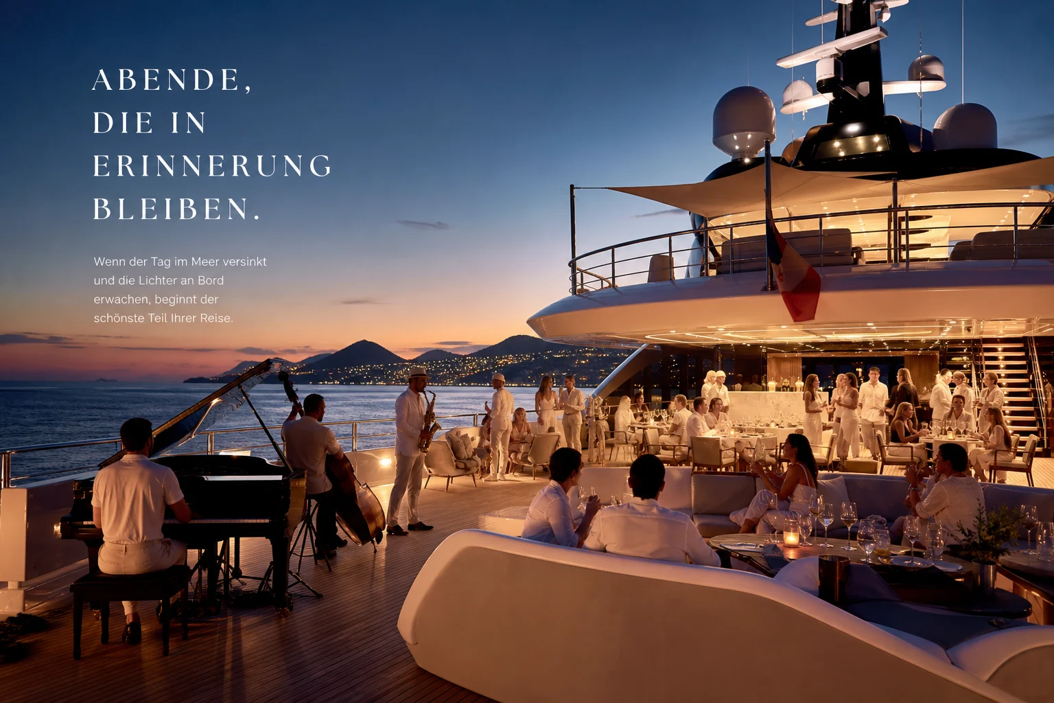 VidantaWorld Voyages ELEGANT: Ultra-Luxus mit Live-Show an Bord