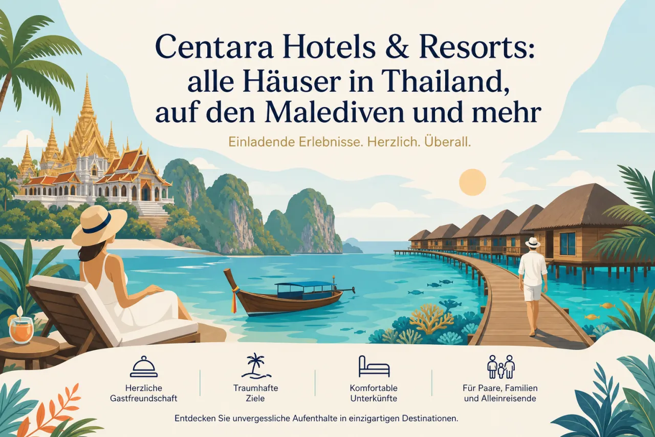 Centara Hotels & Resorts: alle Häuser in Thailand, auf den Malediven und mehr