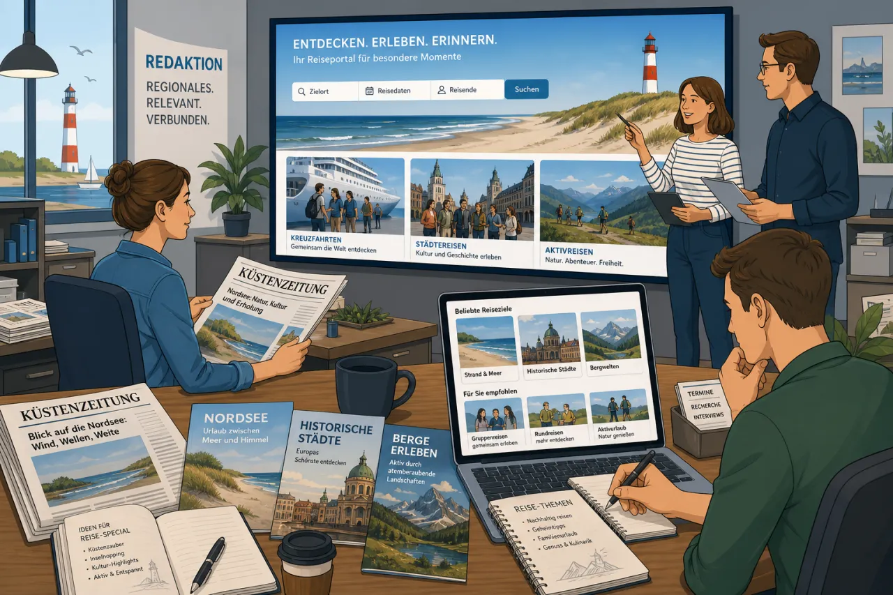M-TOURS und Nordsee-Zeitung setzen Leserreisen digital auf