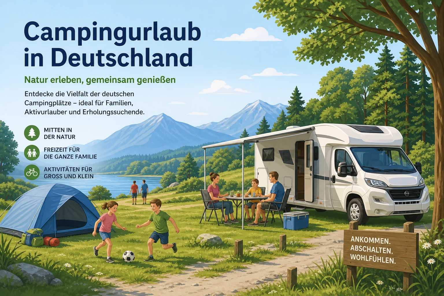 Camping wird beliebter: 17 Millionen Deutsche sind dabei