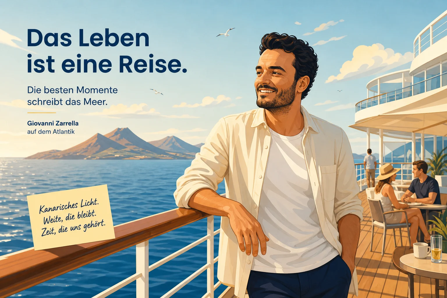 Costa setzt Kampagne mit Giovanni Zarrella fort