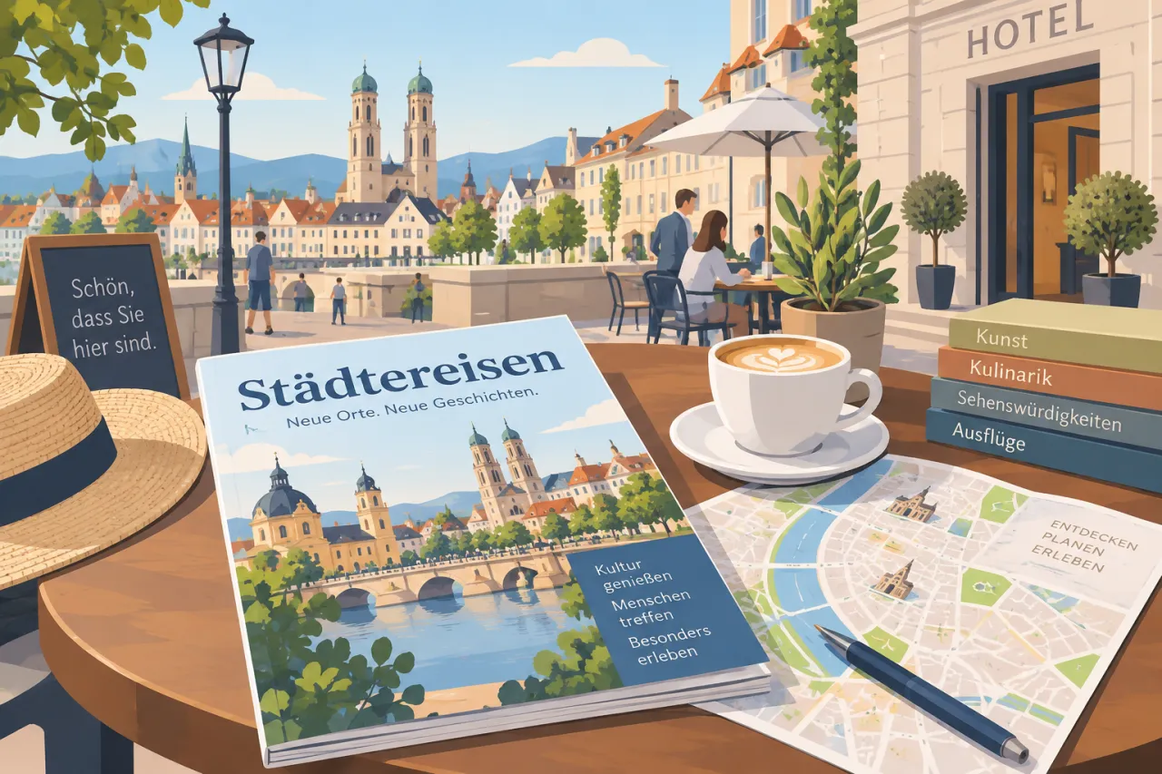 Studiosus-Katalog CityLights 2027 mit Städtetrips nach Budapest, Wien und Bilbao
