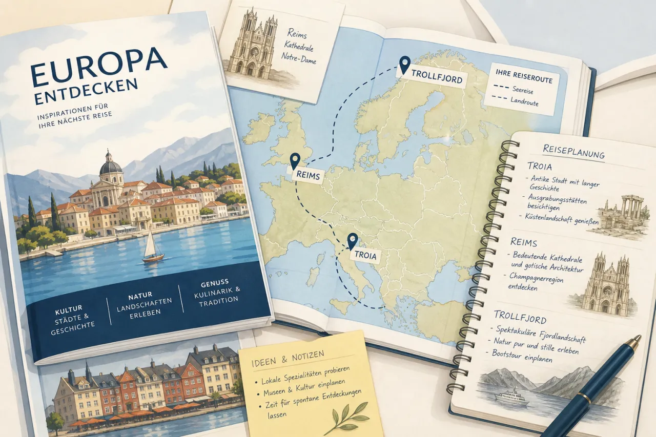 Studiosus Europa-Katalog 2027 mit neuen Reisen nach Türkei, Nordfrankreich und Norwegen
