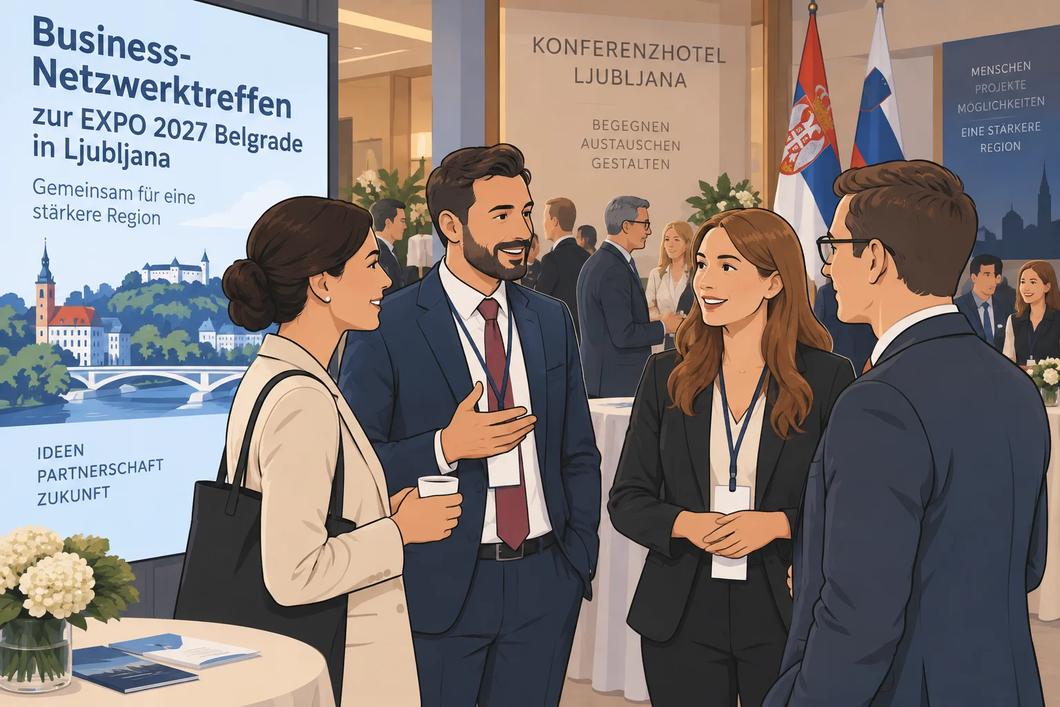 EXPO 2027 Belgrad wirbt in Ljubljana um Partner