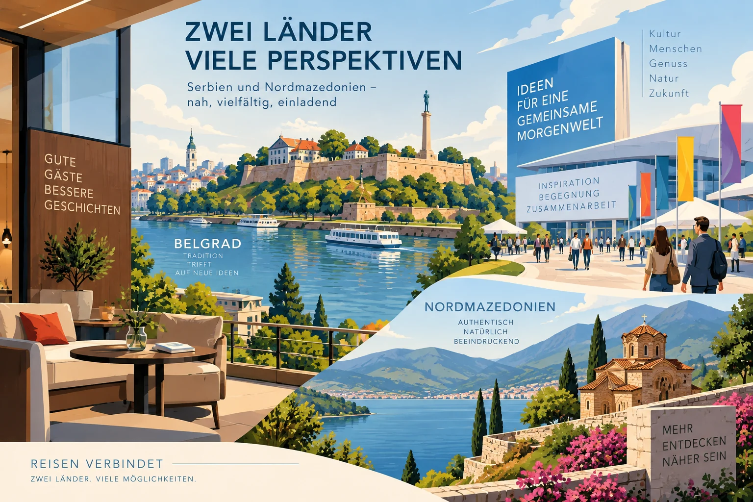 EXPO 2027 stärkt Tourismus zwischen Serbien und Nordmazedonien