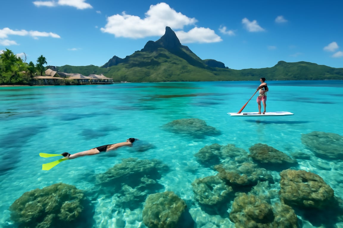 Wassersportparadies Bora Bora
