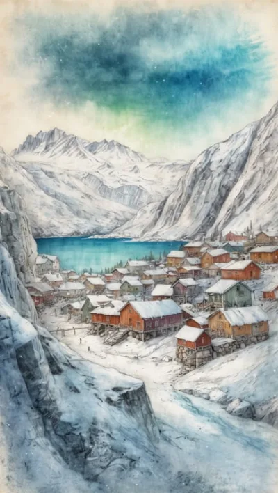 Alta: Arktische Stadt für Felszeichnungen und Nordlichter