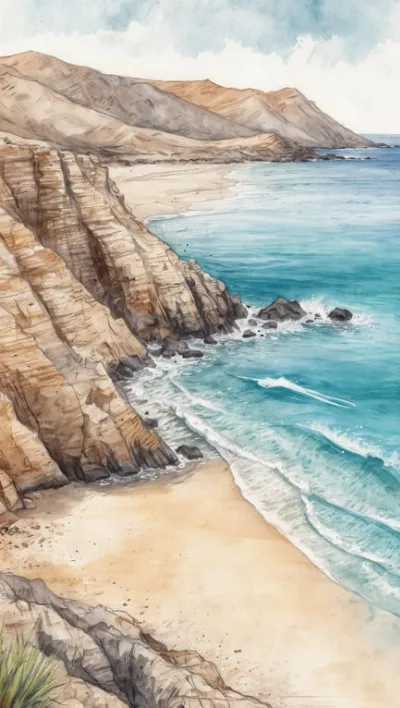 Atlantikküste Fuerteventura Küstenlage erklärt