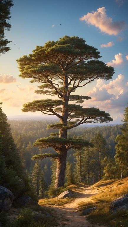 Auf dem Baumwipfelpfad Lüneburger Heide hoch hinaus