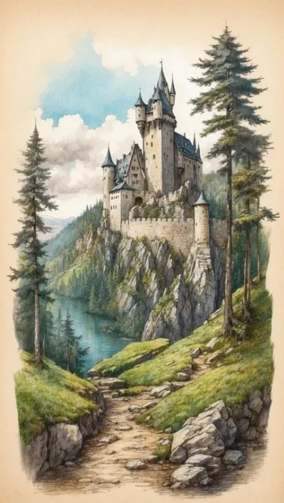 Großer Falkenstein — 1.315 Meter hoher Gipfel im Vorderen Bayerischen Wald mit Felsformationen, Schutzhütte und Panoramablick