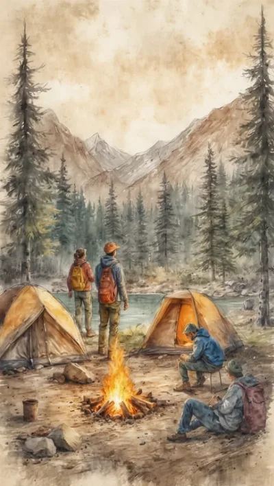Campingnachbarn