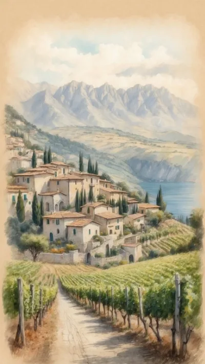 Caprino Veronese am Gardasee: Umgeben von malerischen Hügeln und Weinbergen