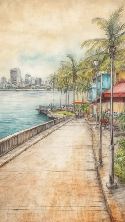 Cinta Costera: Moderne Uferpromenade für Spaziergänge in Panama-Stadt