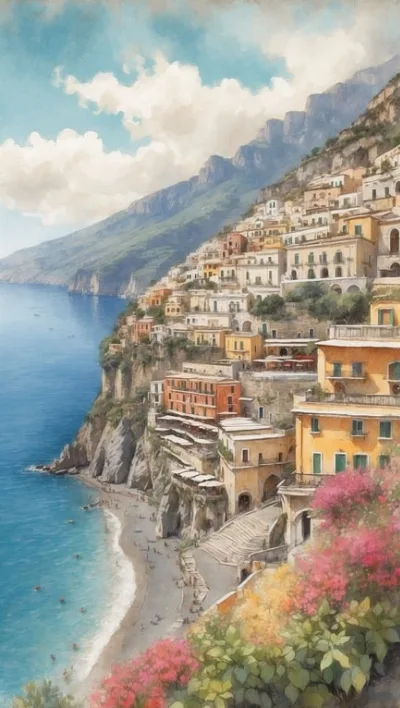 Costiera Amalfitana Positano – Postkartenidylle pur