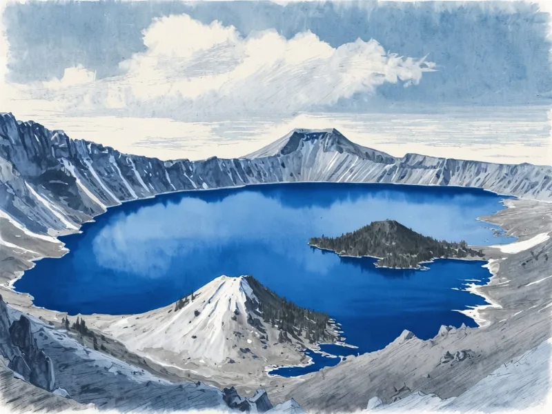 Crater Lake Nationalpark: Tiefblauer Kratersee und beeindruckende Vulkanlandschaft