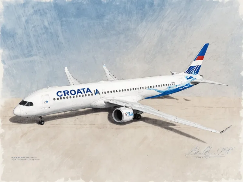 Croatia Airlines startet mit dem neuen Airbus A220-100 durch