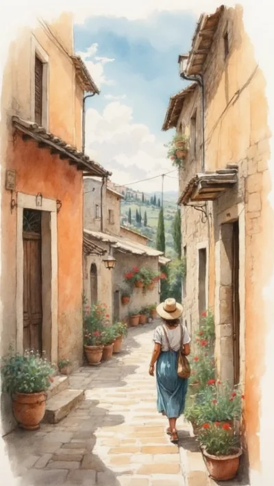 Das authentische Dorfleben Italiens — Langsame Reisen durch die Regionen Apuliens und der Toskana