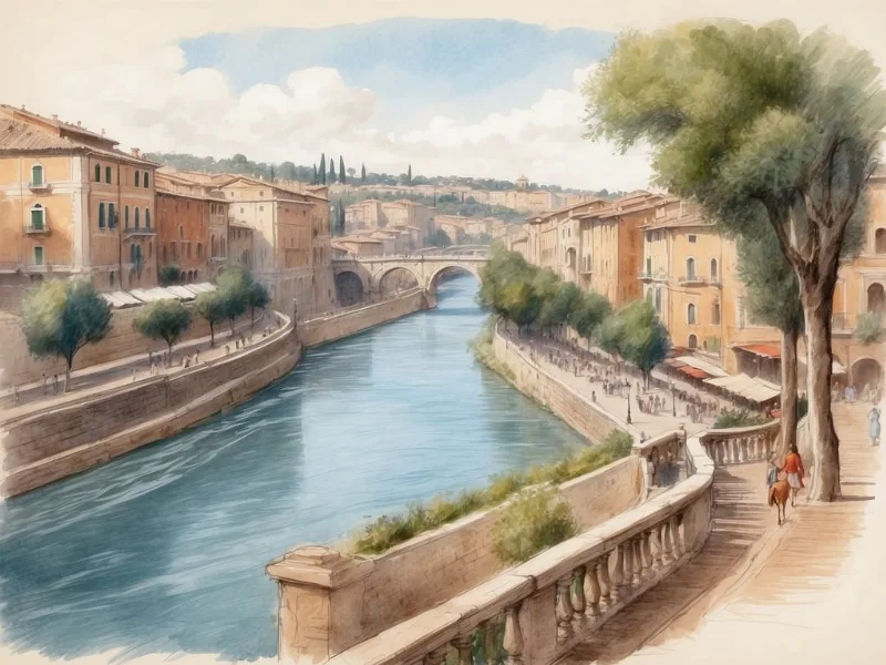 Der Fluss in Rom – Lebensader der ewigen Stadt