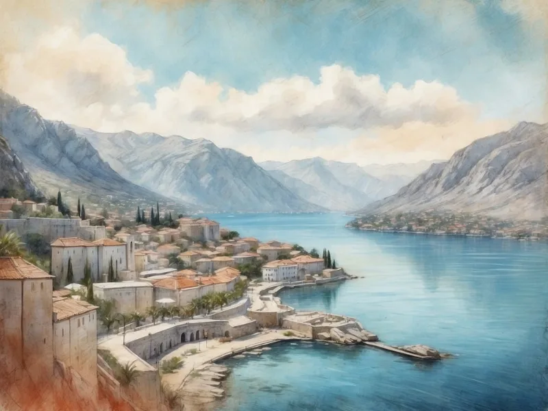 Die Bucht von Kotor - Wo Berge das Meer treffen