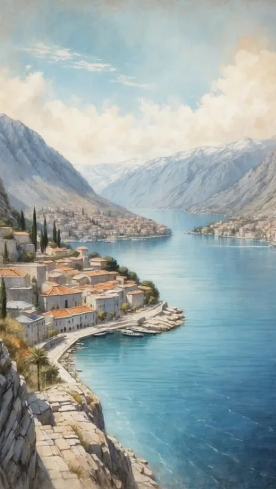 Die Bucht von Kotor — Wo Berge das Meer treffen