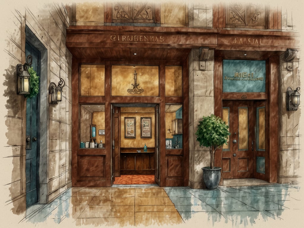 Auf dem Bild ist der Eingangsbereich eines Hotels oder einer ähnlichen Einrichtung zu sehen. Die Architektur wirkt einladend und gepflegt. Der Empfangsbereich, der gut sichtbar ist, vermittelt eine freundliche Atmosphäre, die für einen hochwertigen Service im Hotel spricht.

Für erstklassige Hilfsbereitschaft und Servicequalität im Hotel wäre es wichtig, dass das Personal an der Rezeption jederzeit bereit ist, den Gästen bei ihren Anfragen zu helfen. Eine freundliche Begrüßung, informierte Mitarbeiter und das Angebot von zusätzlichen Dienstleistungen können dazu beitragen, das Gästeerlebnis zu verbessern. Der Bereich scheint gut organisiert zu sein, was darauf hindeutet, dass das Hotel Wert auf Sauberkeit und Ordnung legt – wichtige Faktoren für die Zufriedenheit der Gäste.