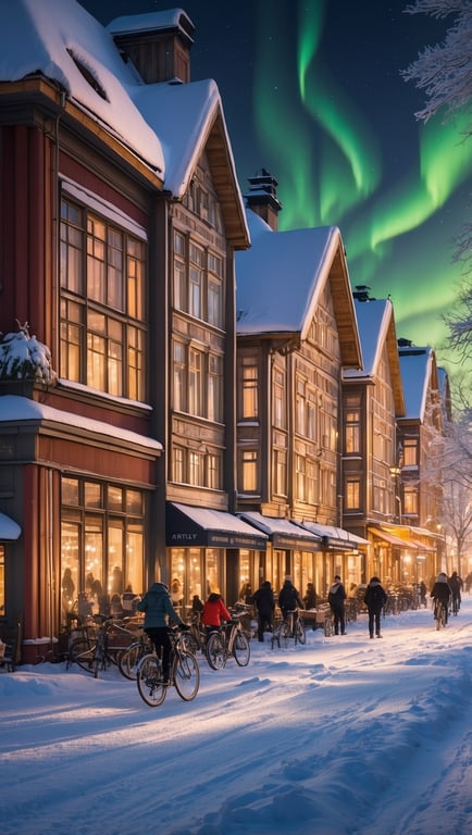 Du, Oulu ruft: Winterradeln & schreiende Pitcher!