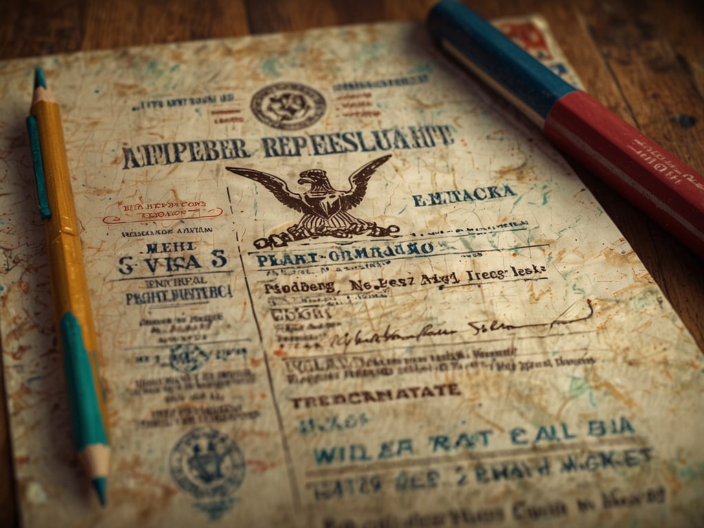 Auf dem Bild ist ein altes Dokument zu sehen, das wie ein Reisepass oder eine Einreisegenehmigung aussieht. Es zeigt verschiedene Stempel und Schriftzüge, die auf eine offizielle Verwendung hindeuten. Solche Dokumente enthalten normalerweise Informationen über den Reisenden, wie Name, Herkunft und Reiseziel, sowie spezifische Einreisebestimmungen, die für die jeweilige Zeit und den Ort galten. 

Falls das Dokument für eine spezifische Reise benötigt wurde, müsste der Reisende die jeweiligen Einreisebestimmungen des Ziellandes beachten, wie z.B. Visa-Anforderungen, Gesundheitsvorschriften oder spezifische Dokumentationsanforderungen.