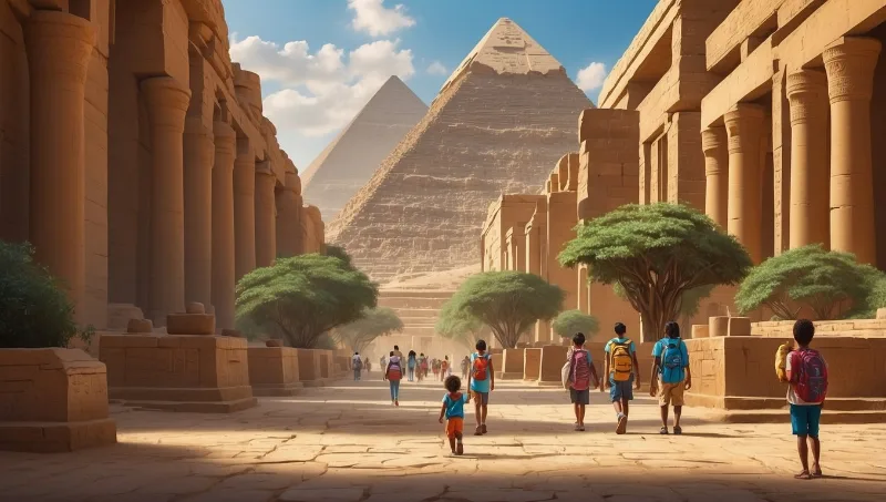Emirates bringt 800 Schulranzen für Kinder nach Ägypten