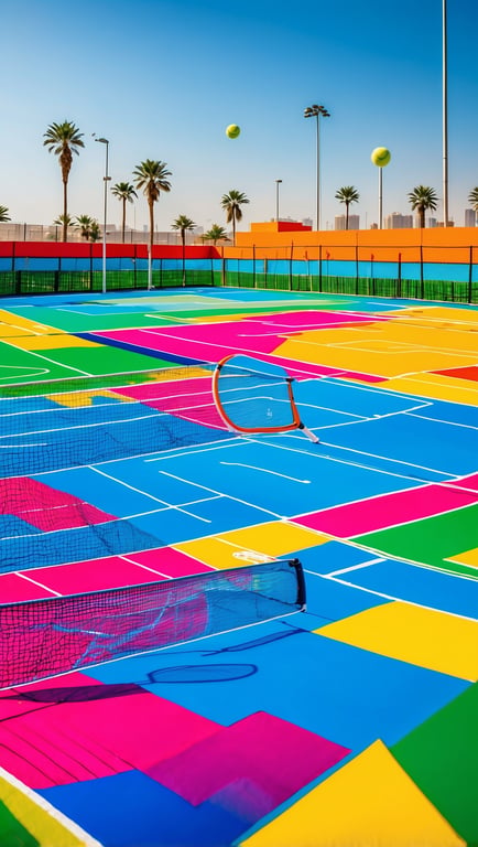 Emirates bringt frischen Wind: Neue Tennisplätze für die Jugend