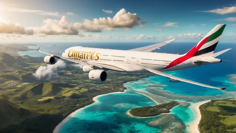 Emirates fliegt jetzt dreimal täglich mit A380 nach Mauritius