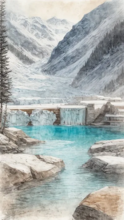 Entdecke BASIN Glacial Waters: Luxus-Thermalbad am Lake Louise ab 2025