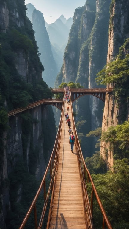 Entdecke Chinas neue Sensation: Huajiang-Schlucht-Brücke, die höchste der Welt!