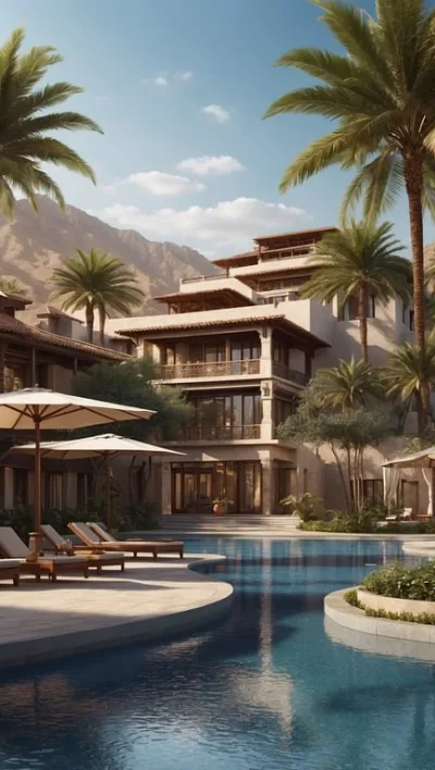 Entdecke das Anantara-Resort über den Wolken im Oman