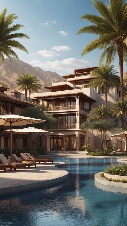 Entdecke das Anantara-Resort über den Wolken im Oman