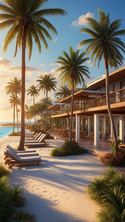 Entdecke das paradiesische neue Resort am Strand von Florida