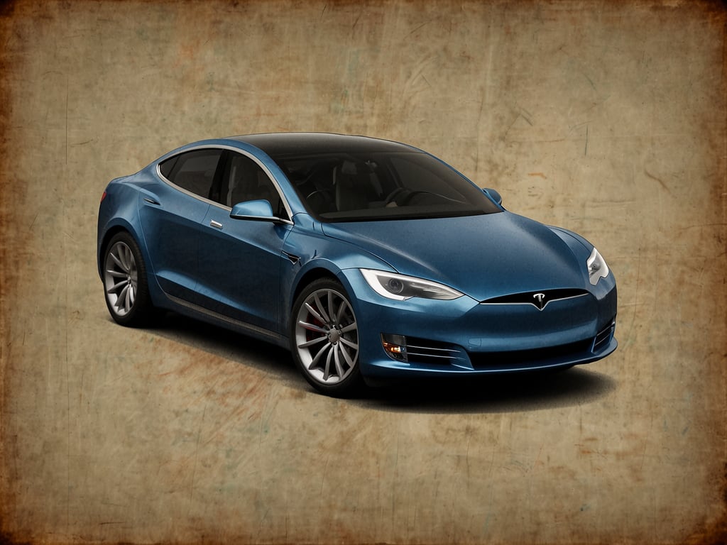 Auf dem Bild ist ein blauer Tesla zu sehen. Entdecke die 10 besten Tesla-Rabatte für deine nächsten Reisen, um von attraktiven Angeboten und Ersparnissen zu profitieren.